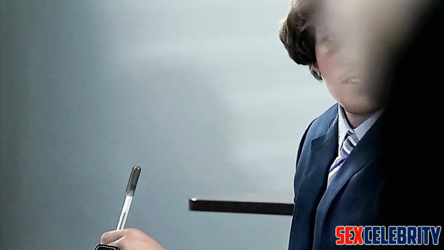 Lustful secretary was used by her handsome young boss, Lucy Liu 劉玉玲 網紅 ai