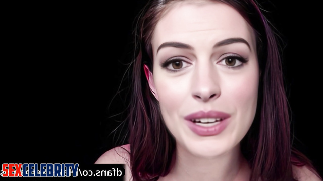 Babe really needs you big balls - Anne Hathaway solo sex scene