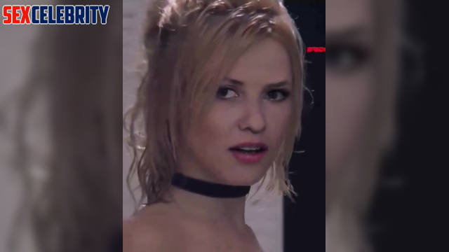 AI Sissi Fleitas is a blonde goddess gets a face covered with cum