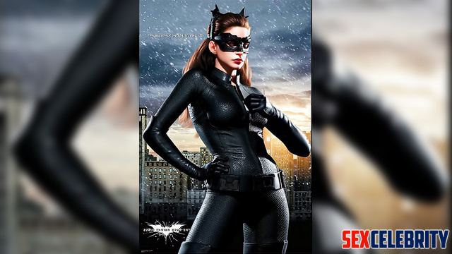 Catwoman with the most beautiful tits ever - Anne Hathaway fakeapp
