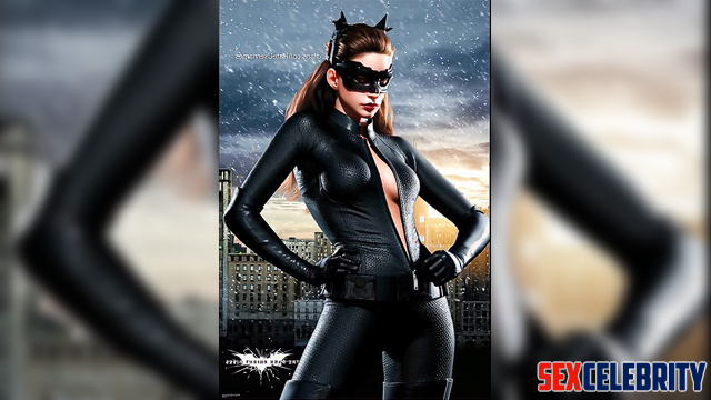 Catwoman with the most beautiful tits ever - Anne Hathaway fakeapp