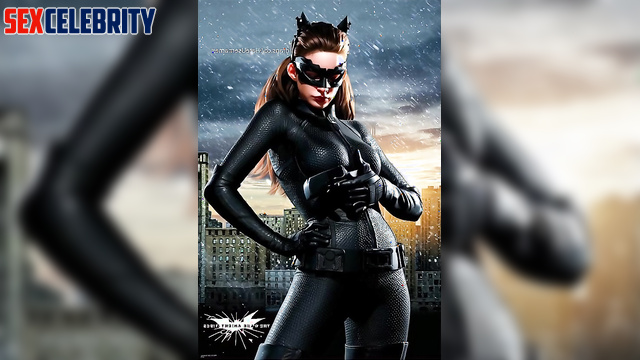 Catwoman with the most beautiful tits ever - Anne Hathaway fakeapp