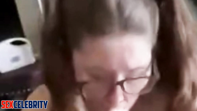 Al Emma Vigeland blowjob wearing pigtails