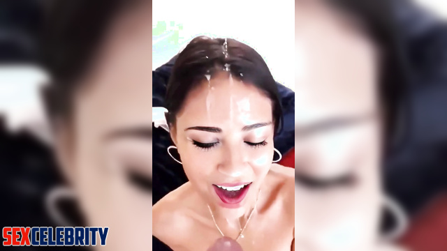 Al Jackie Guerrido gets hot cum shots in her mouth