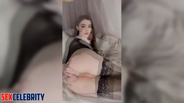 Hot babe Dasha Taran Nun Cosplay fake