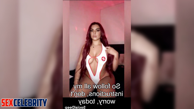 If you wanted sexy nurse Kendall Jenner to show you JOI - take a look real fake