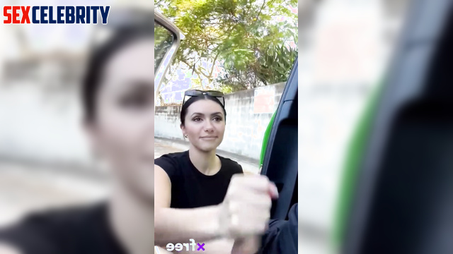 Hot AI Latina Penelope Menchaca having sex in the parking lot