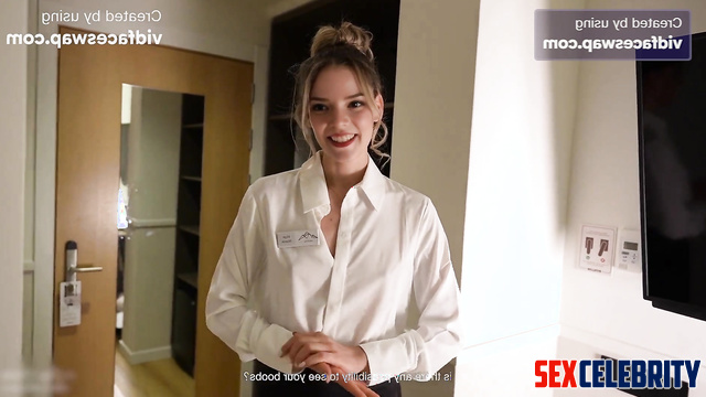 Shy young hotel maid ai Anya Taylor-Joy gets fucked by pervert hotel guest for money